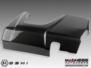 Alfa Romeo 4C Carbon Fiber Engine Cover - w/ Red Alfa Romeo Lettering